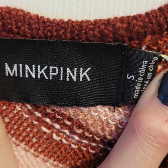 🌹NWOT🌹 :MINKPINK Desert Sunset Knitted Cami from Revolve - Picture 8 of 11